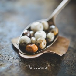 Agates facettées dominante gris 8mm X12 Perles gemmes Agate naturelle