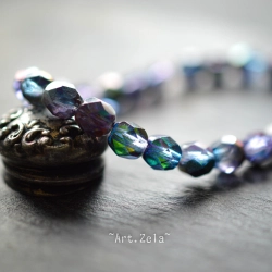 Facettes métallisées multicolores 6mm X20 Perles verre tchèque premium