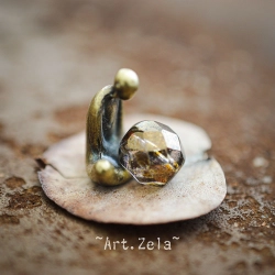 Perles facettes ambre miel 9mm X10 Perles verre tchèque lustré