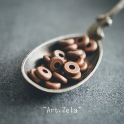 Rondelles intercalaires plates laiton cuivré 6mm X30 Perles métal